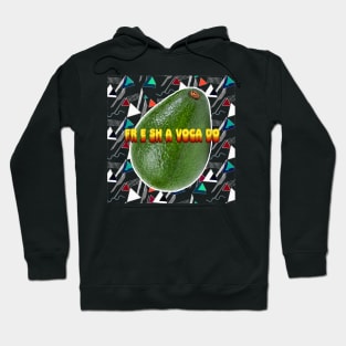 Fresh Avocado - Post Modern Neo-Futuristic Super-Fresh Graphic Design Hoodie